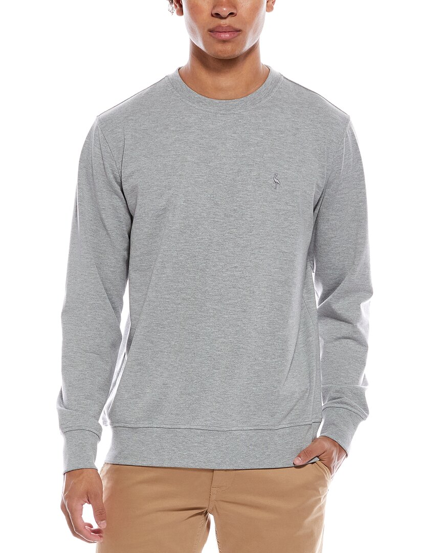 Tailorbyrd Fleece Crewneck Sweatshirt In Gray