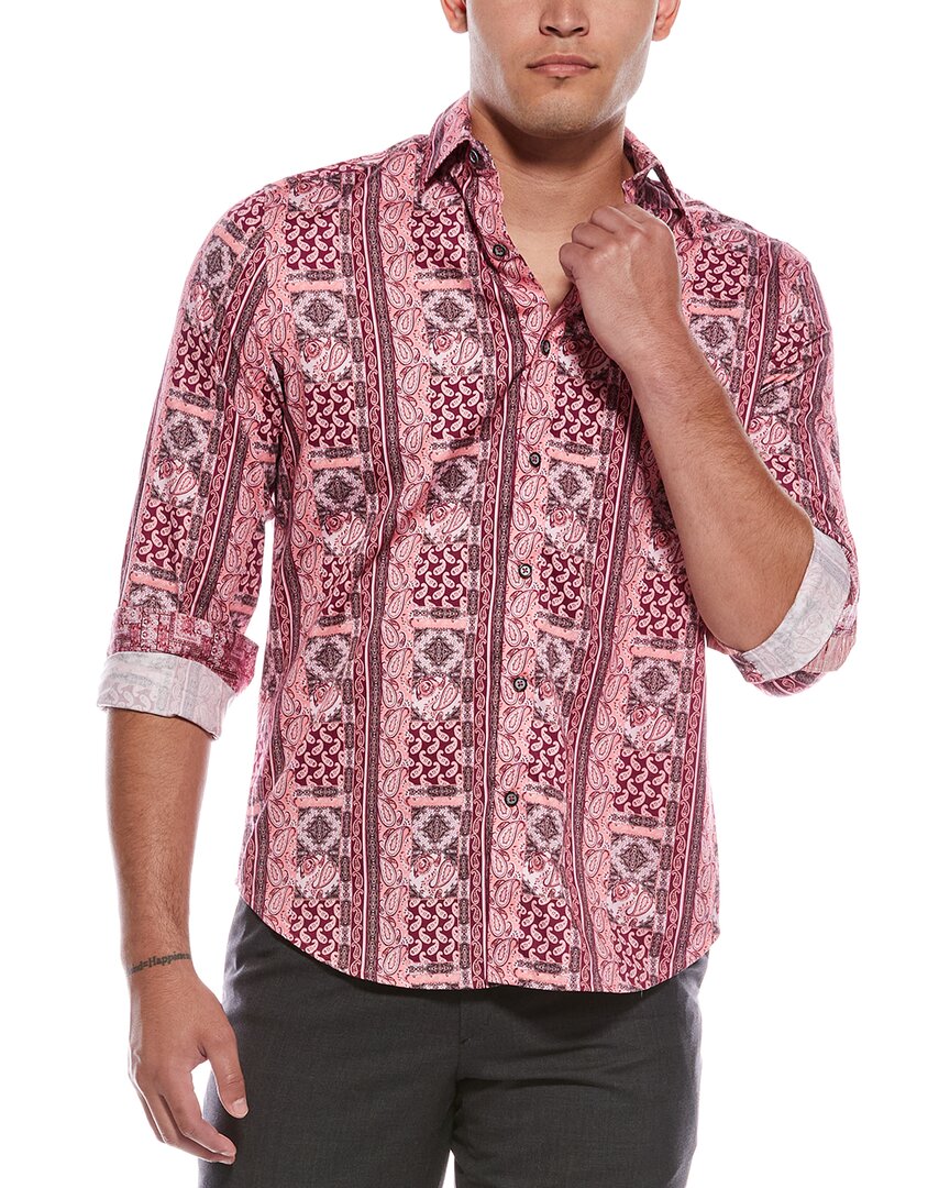 Robert Graham Kedron Classic Fit Woven Shirt In Brown