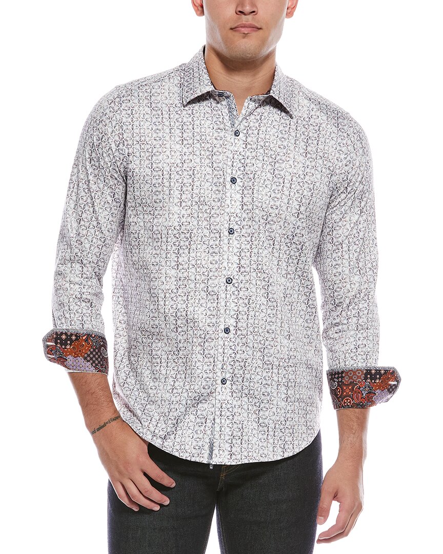 Robert Graham Nelson Classic Fit Shirt In White