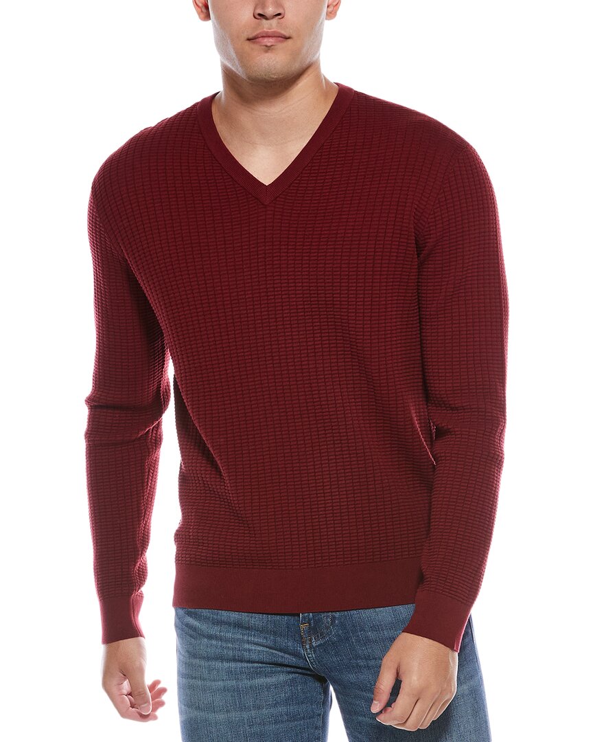 Robert Graham Selby Sweater In Red