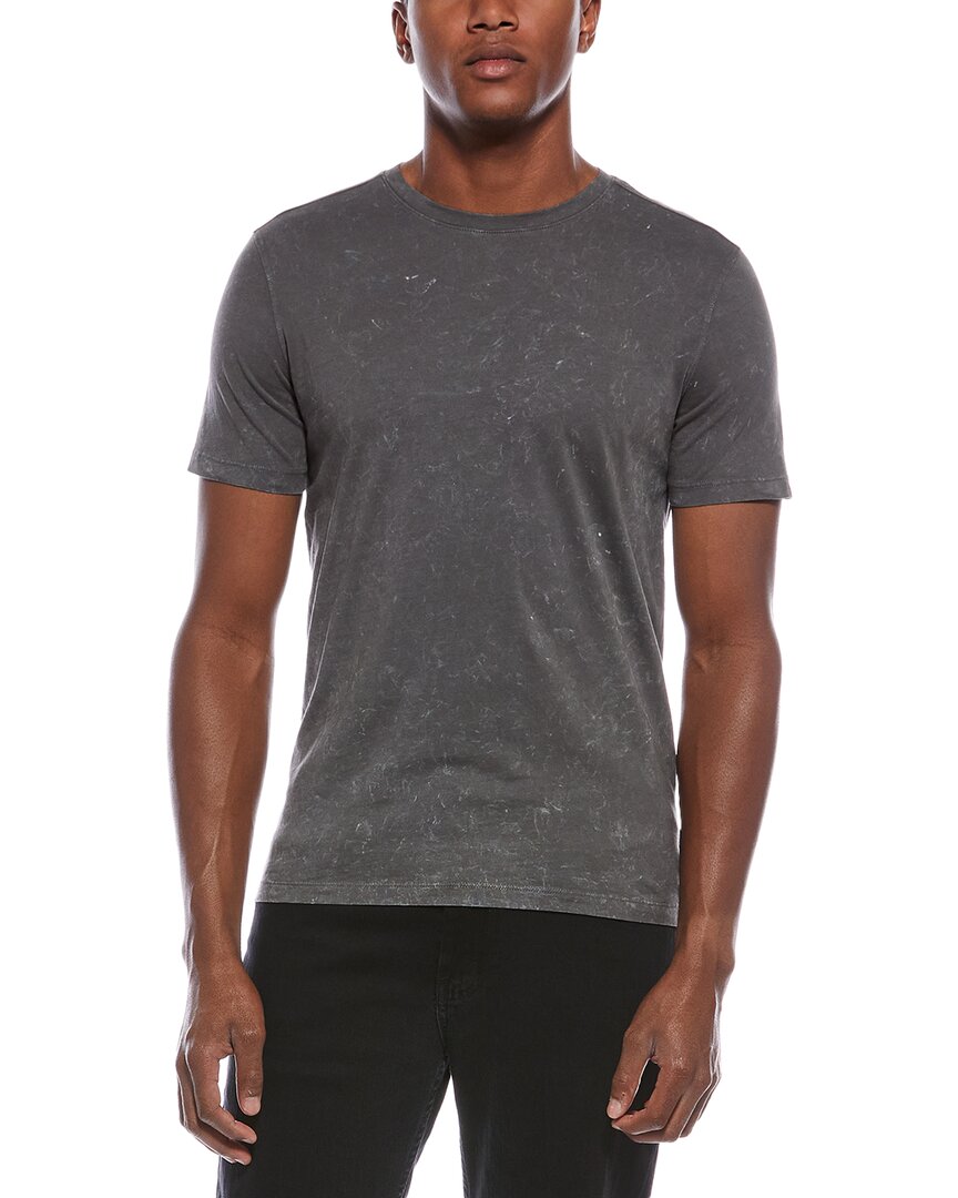 John Varvatos Enzo Marble Wash Shirt In Gray
