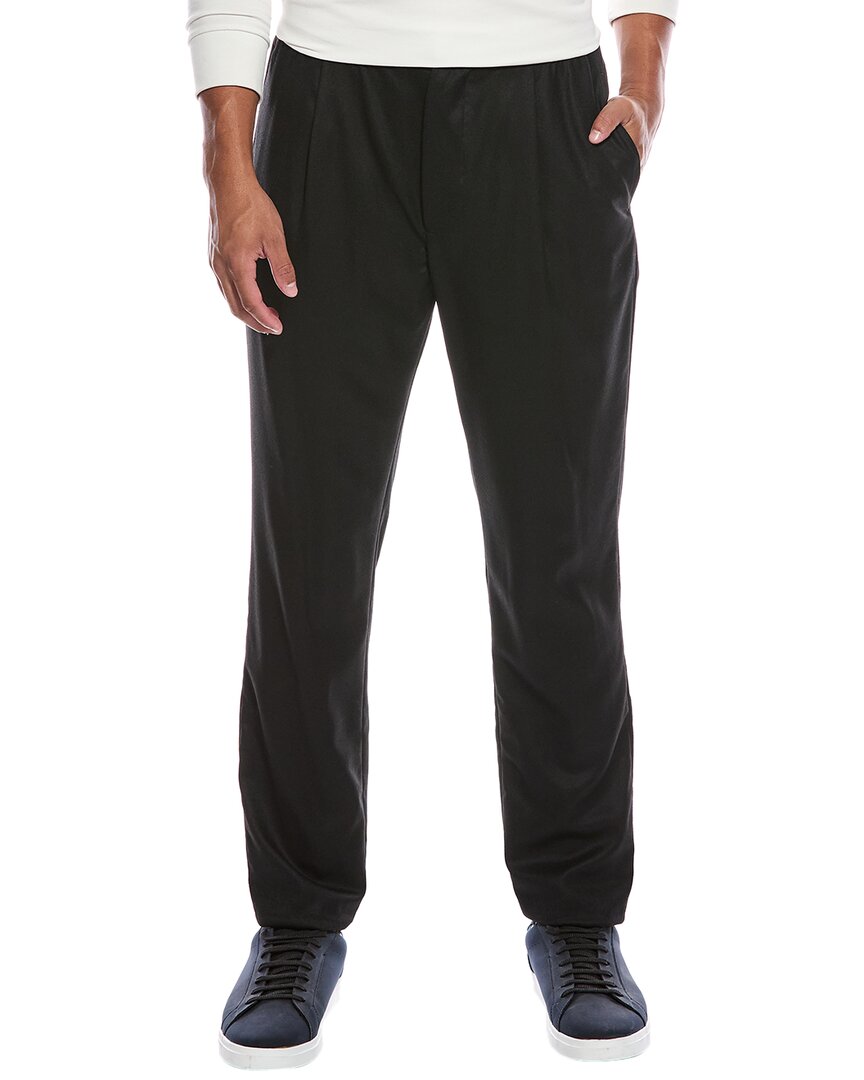 Officine Generale Drew Wool Pant In Black