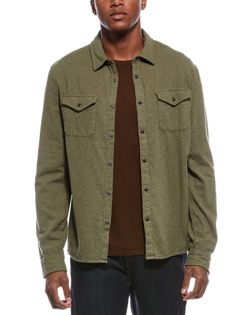 John Varvatos Marshall Shirt In Green