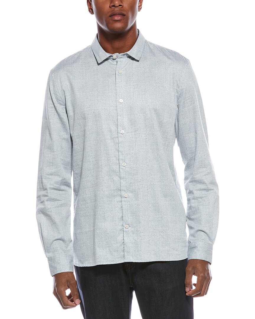 John Varvatos Ross Slim Fit Sport Shirt In Gray