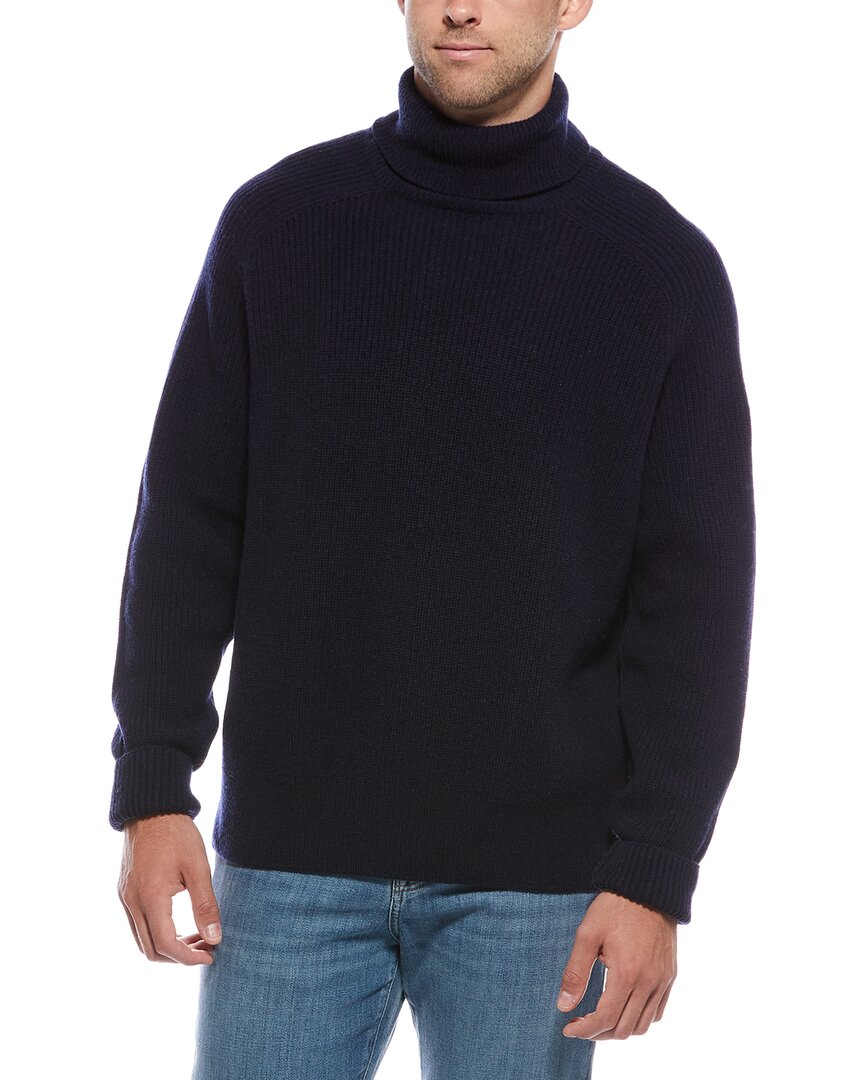 Hugo Boss Slim-fit Rollneck Sweater In Virgin Wool In Black