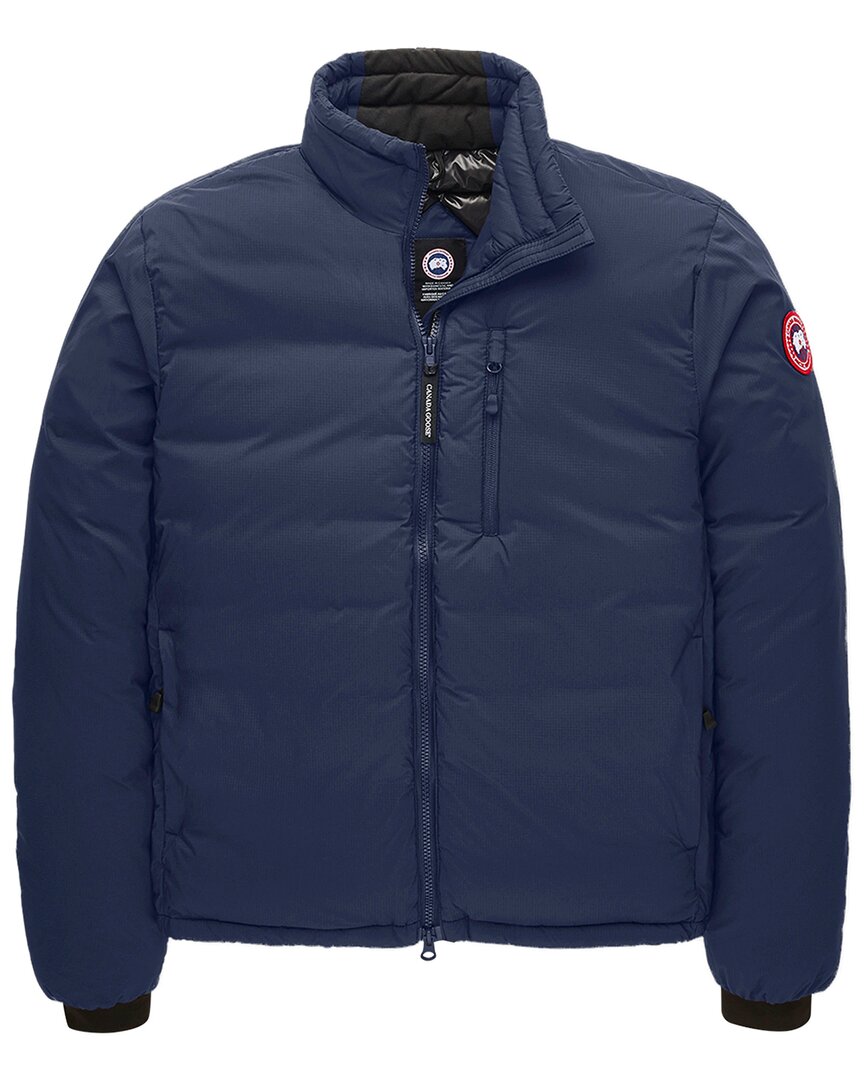 Canada Goose Lodge Packable 750 Fill Power Down Jacket In Blue