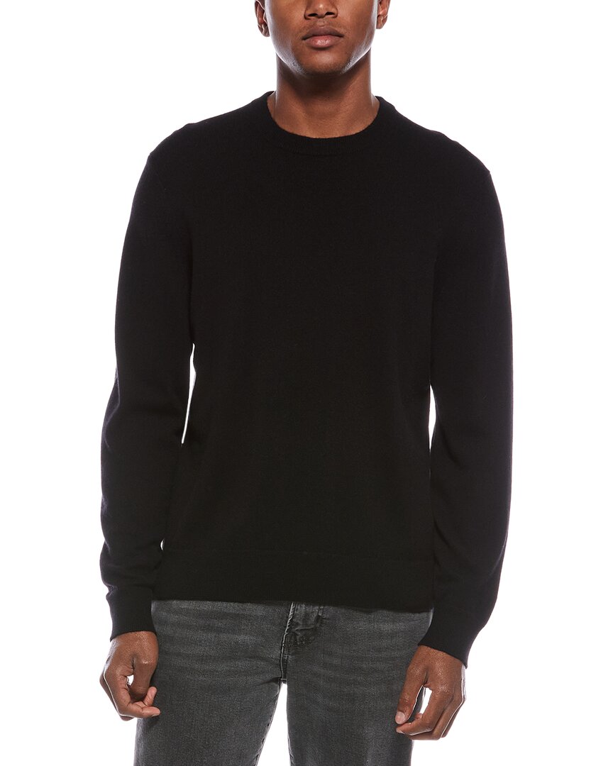 Theory Hilles Crewneck Sweater In Cashmere In Black