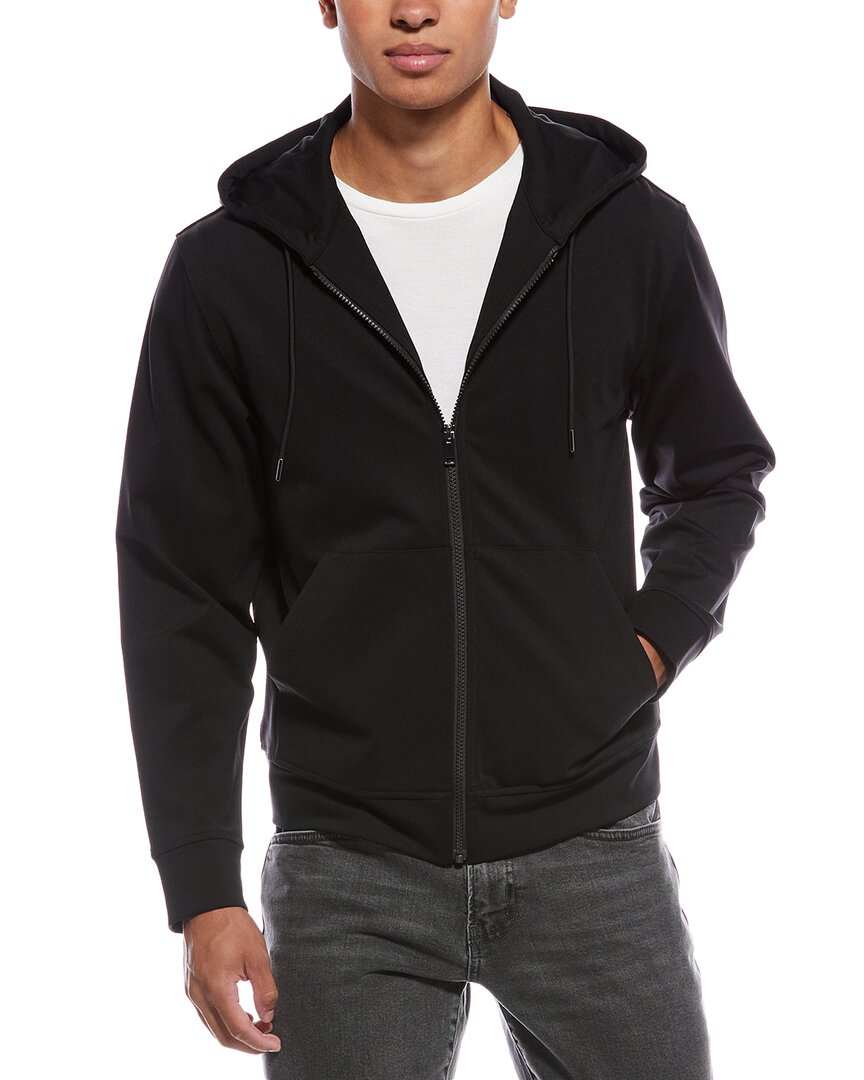 Theory Zip Hoodie In Black