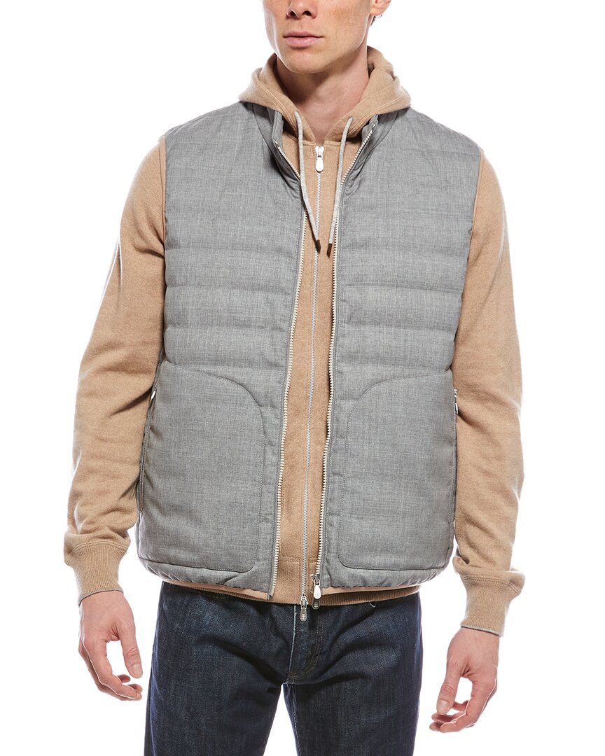 Brunello Cucinelli Quilted Nylon-shell Down Gilet