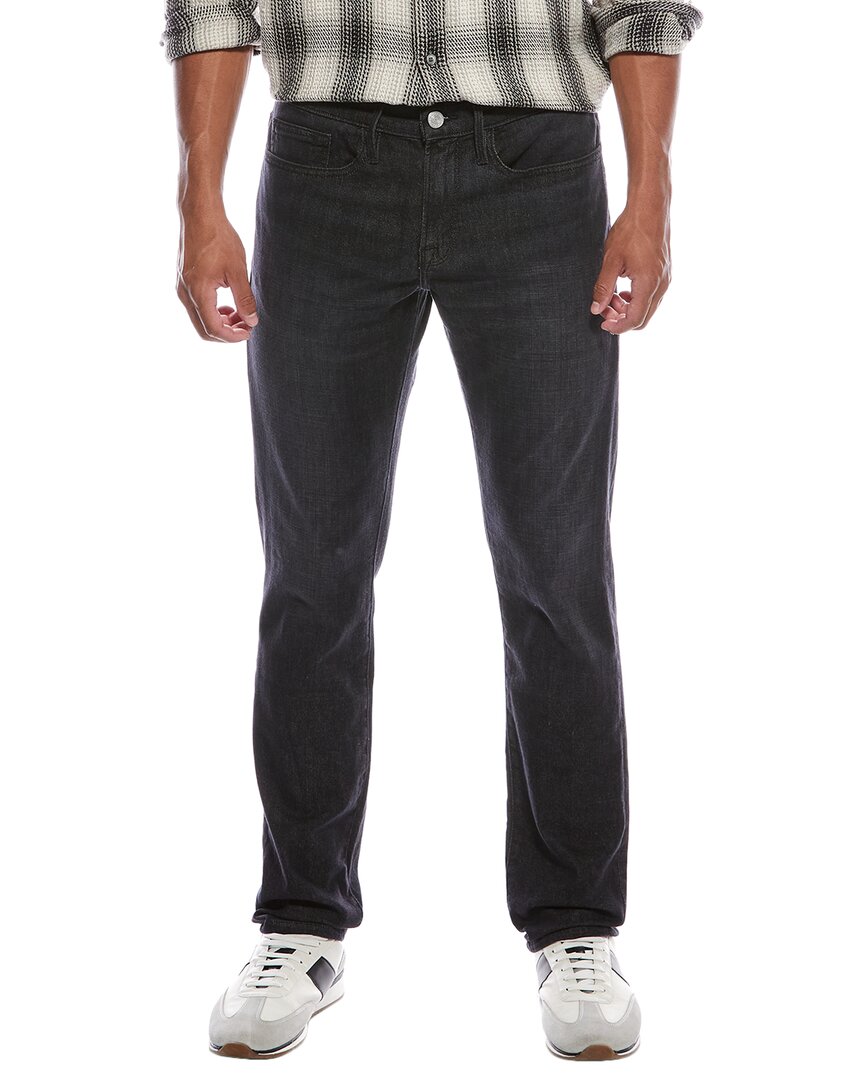 Frame Denim Modern Straight Rinse Jean In Black