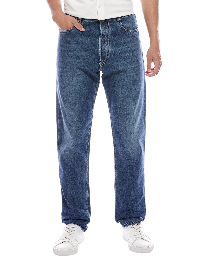 Brunello Cucinelli Iconic Fit Straight Jean In Blue