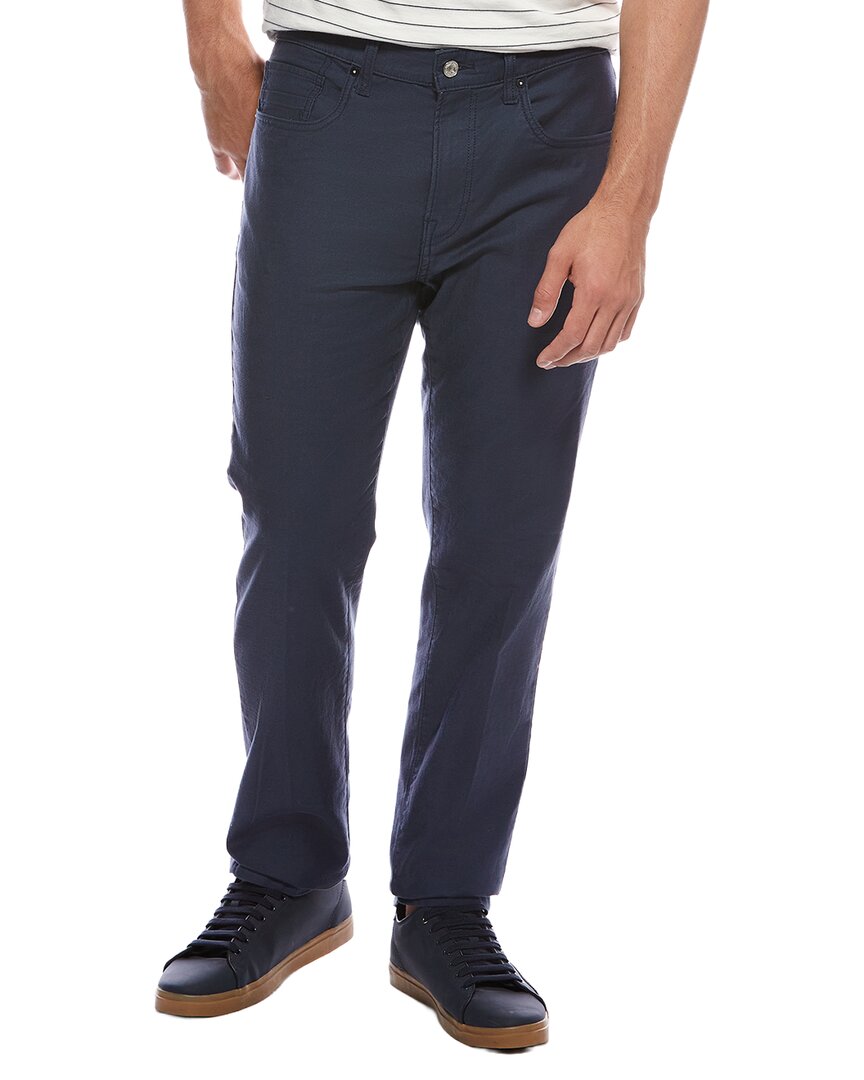 Scotch & Soda Navy/grey Straight Fit 5-pocket Jean In Blue