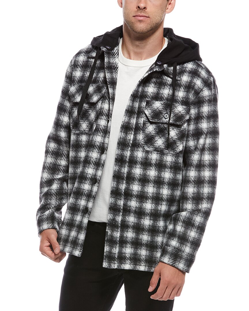 Blanknyc Blank Nyc Hooded Coat In Black