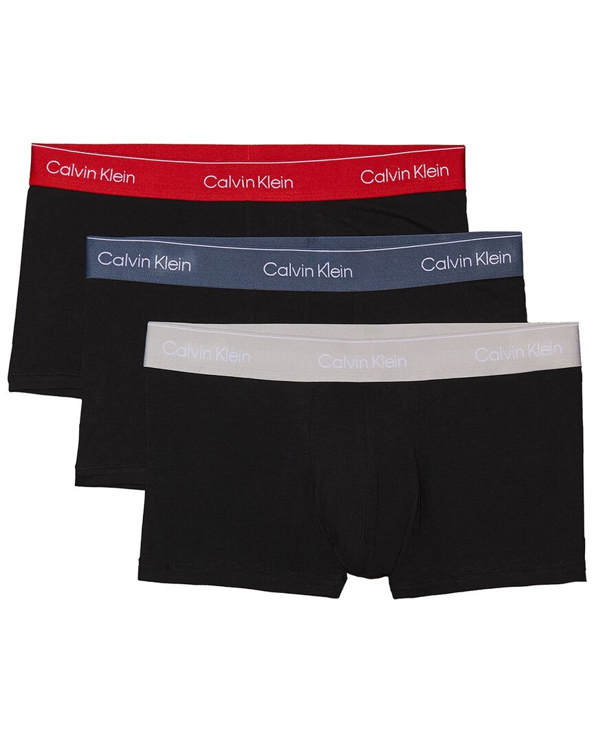 Calvin Klein 3pk Low-rise Trunk In Multi