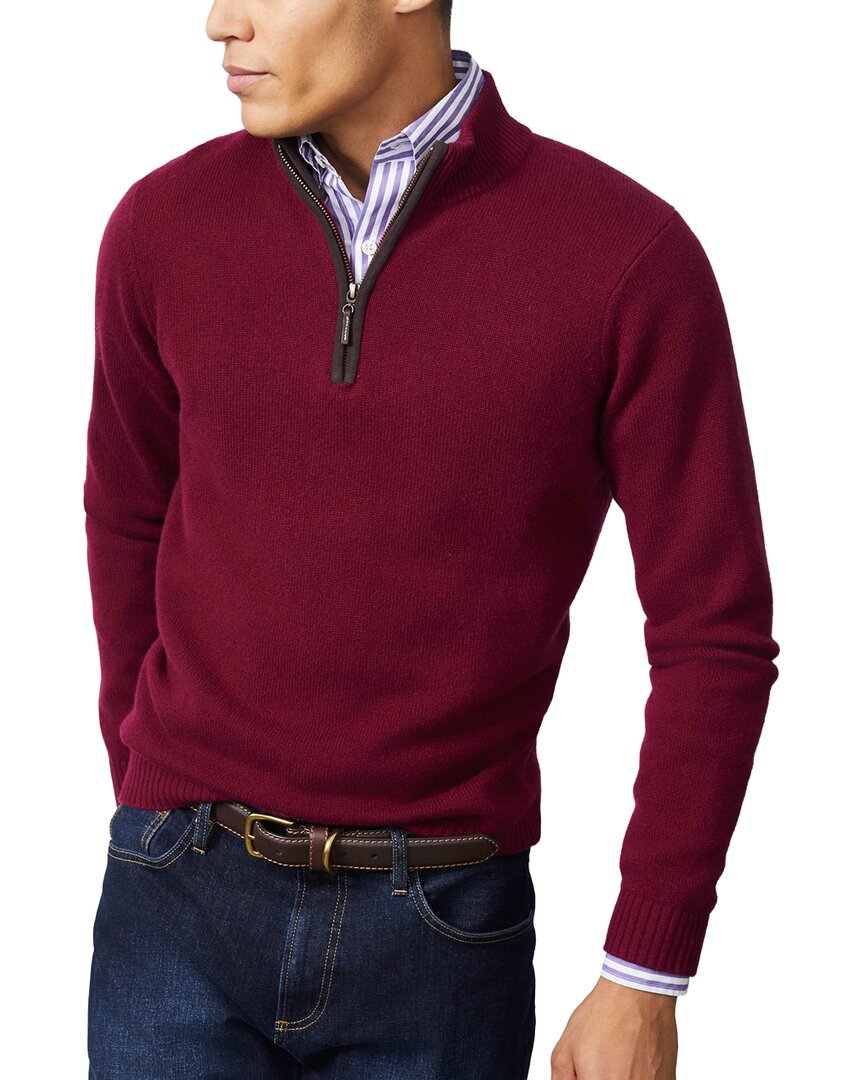 J.mclaughlin J. Mclaughlin Tate Cashmere Sweater In Burgundy
