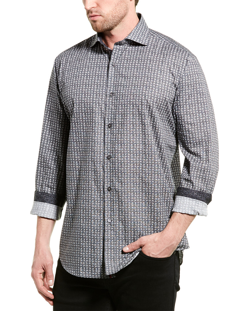 Bugatchi Classic Fit Woven Shirt Men's M | eBay