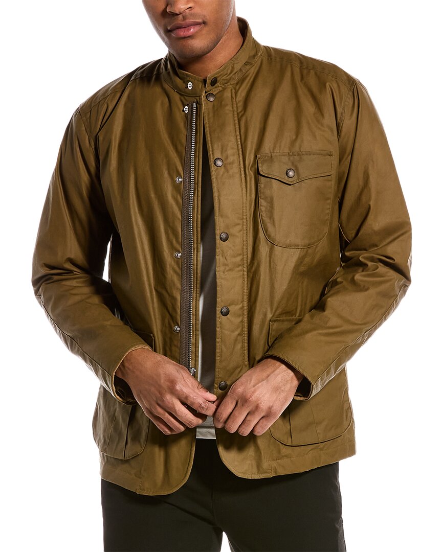 Rag & Bone Waxed Archive Hunting Jacket In Brown