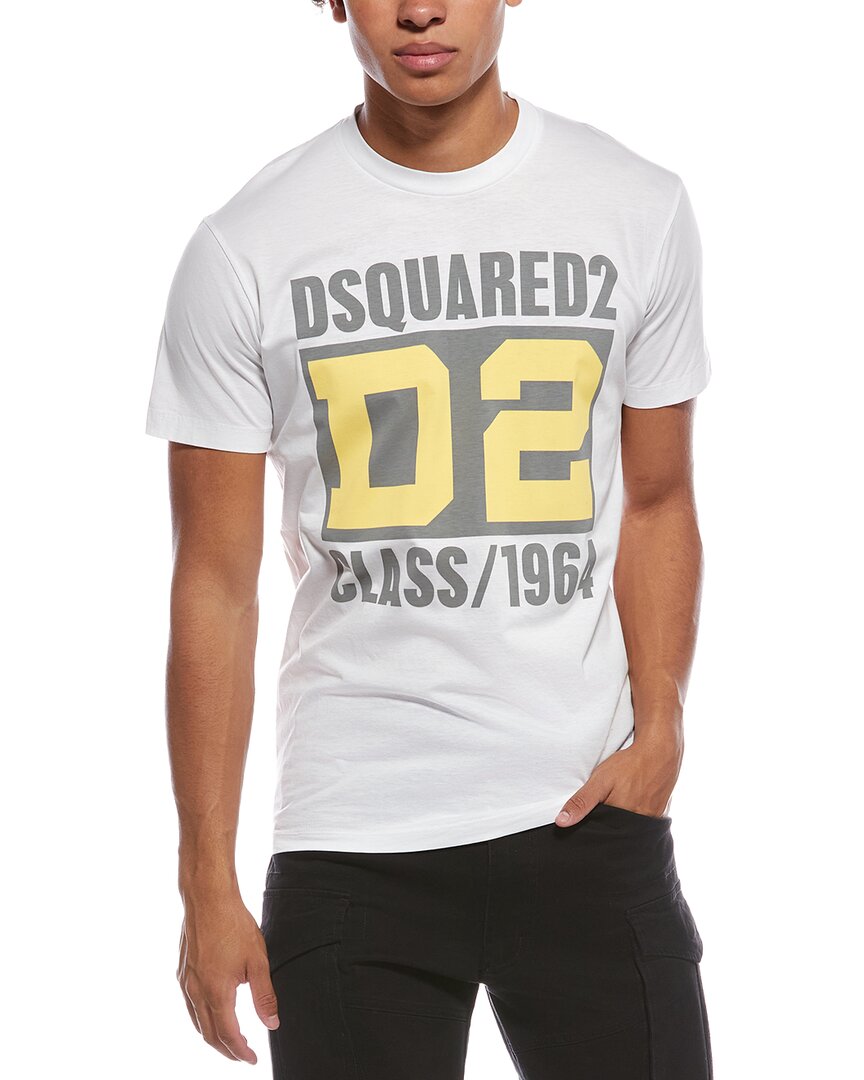 Dsquared2 Graphic T-shirt In White