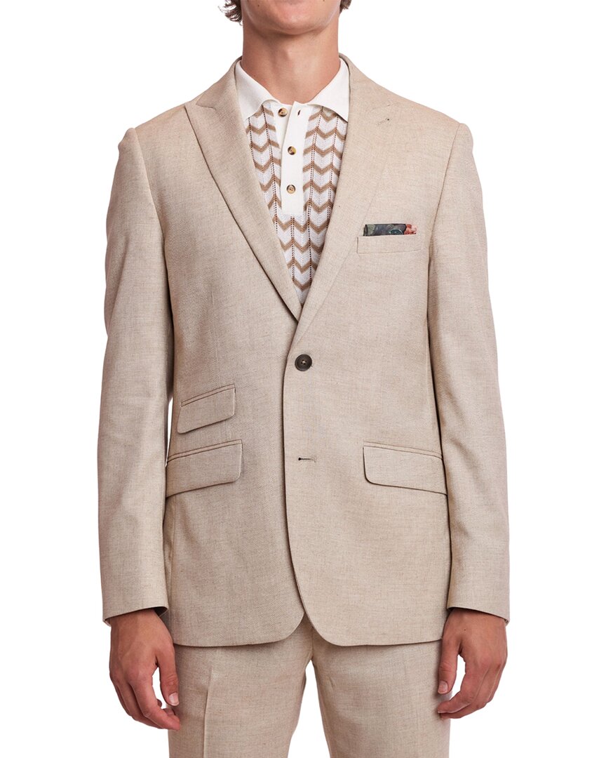 Paisley & Gray Ashton Slim Fit Linen-blend Jacket