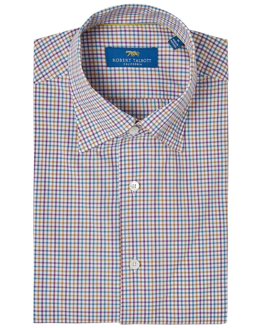 Robert Talbott Morgan Multi Check Shirt In Multi