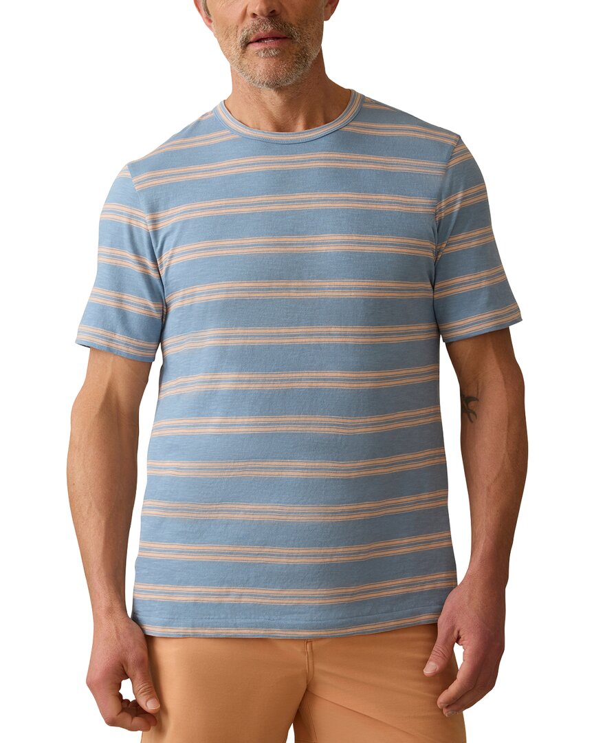 Faherty Sunwashed T-shirt In Blue