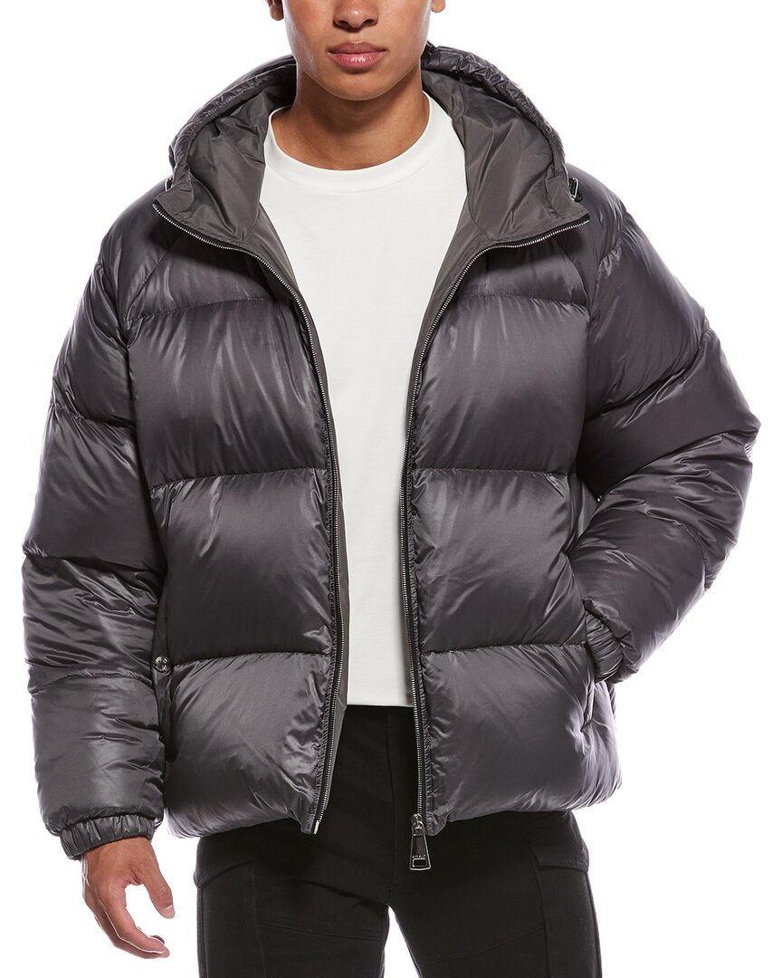 Khrisjoy Puffer Bomber Jacket In Blue