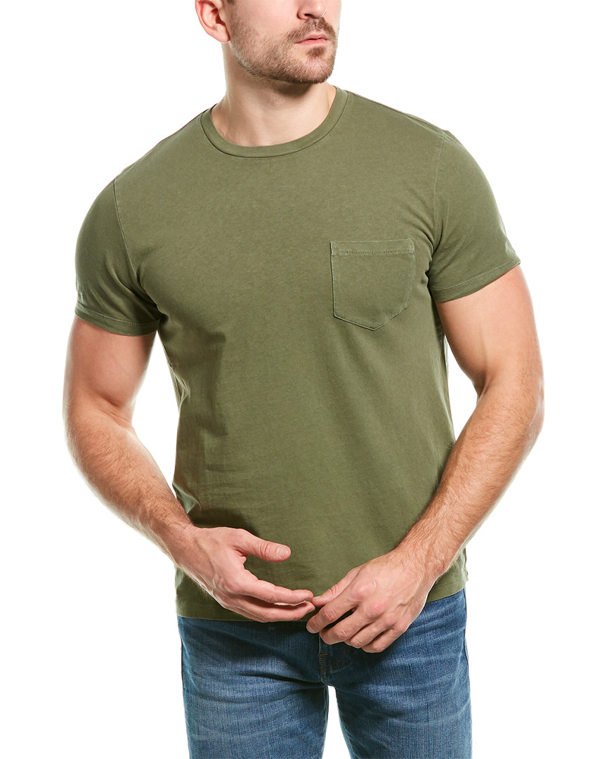 Frame Denim Slim Fit TShirt Men's Green Xxl eBay