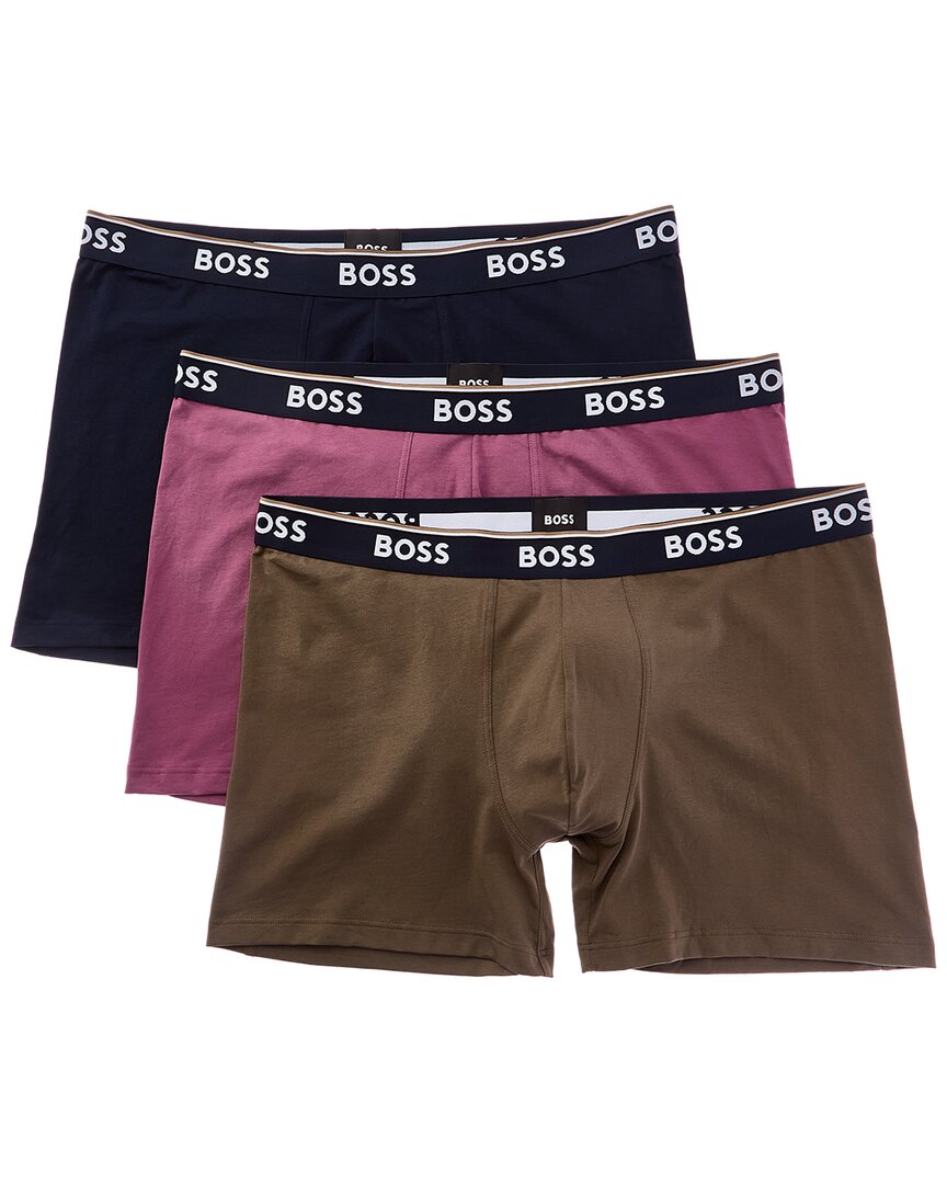 Hugo Boss 3pk Power Boxer Brief In Multi