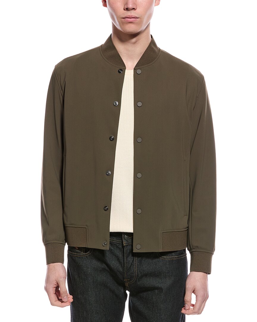 Theory Murphy Bomber Jacket In Brown