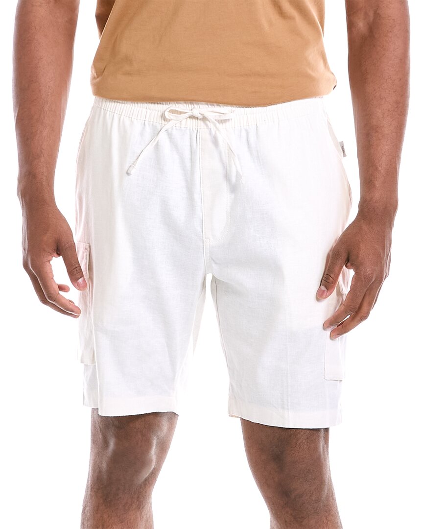 Onia Linen Blend Pull-on Cargo Shorts