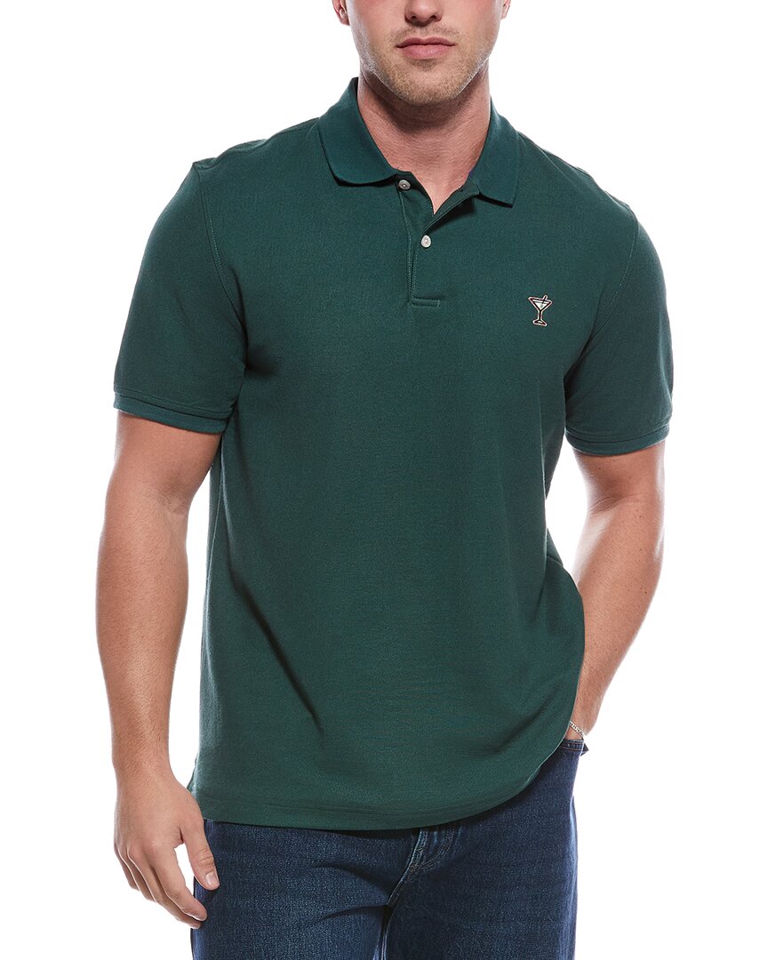 Robert Graham Belvar Short Sleeve Knit Polo Shirt In Green