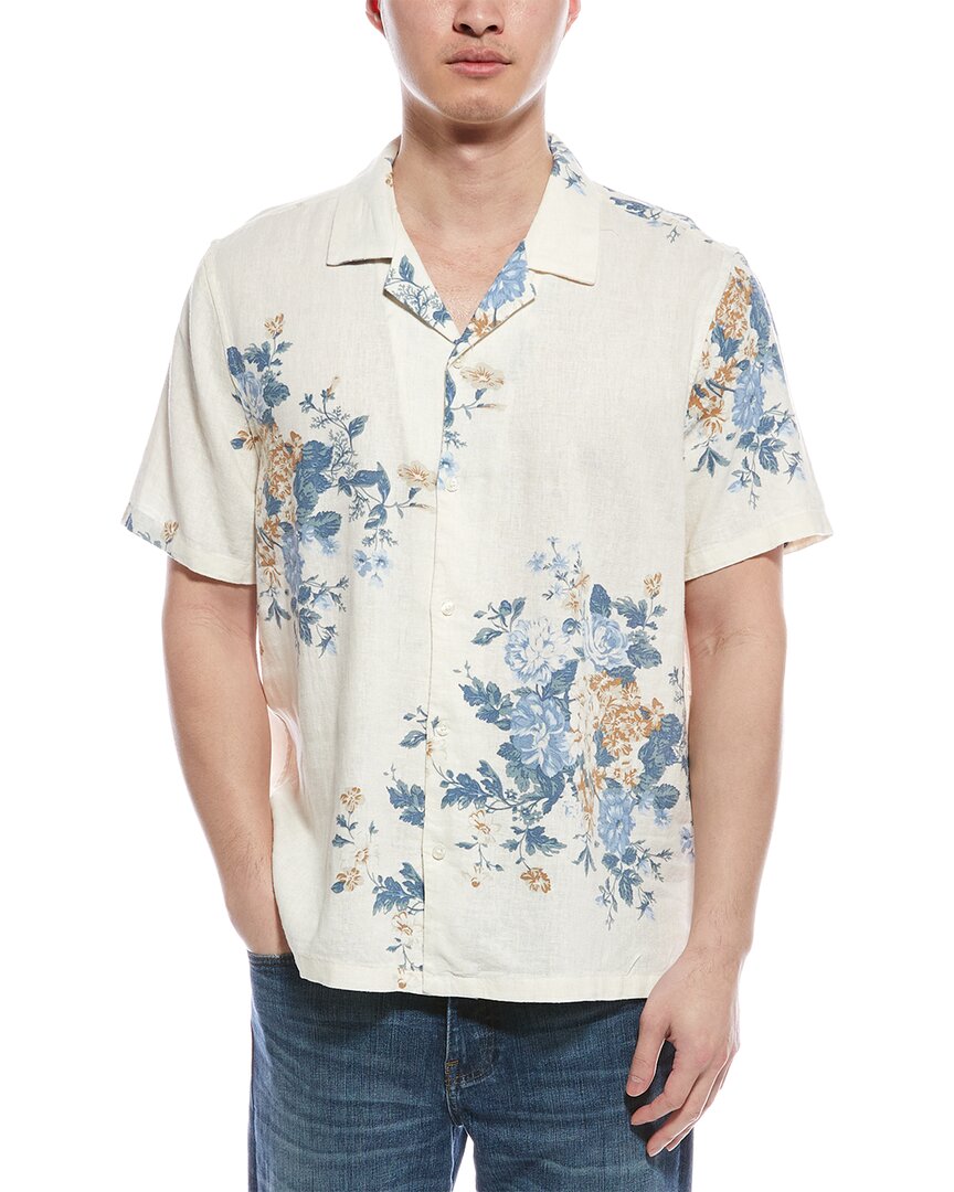 For The Republic Linen-blend Camp Shirt