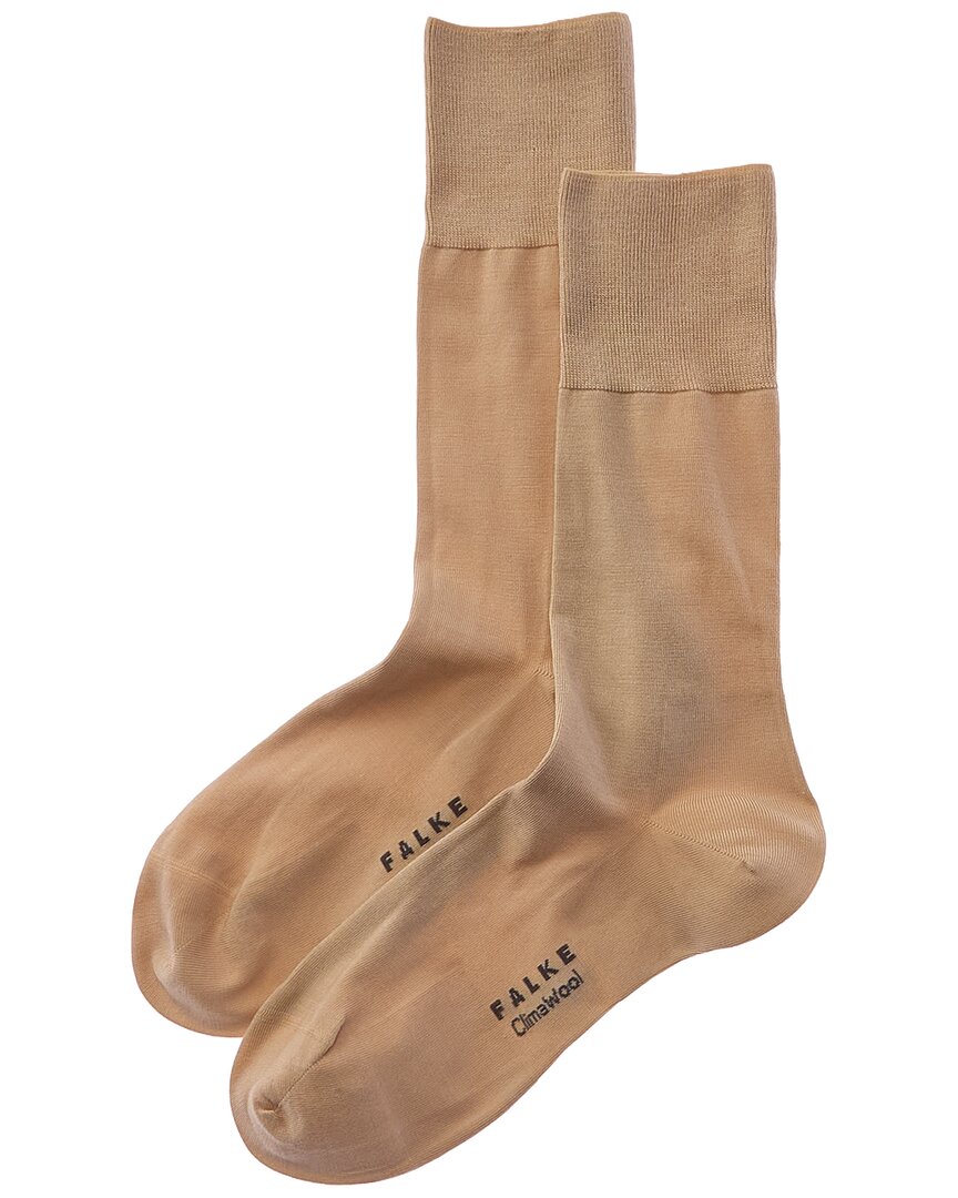 Falke Climawool Socks In Brown