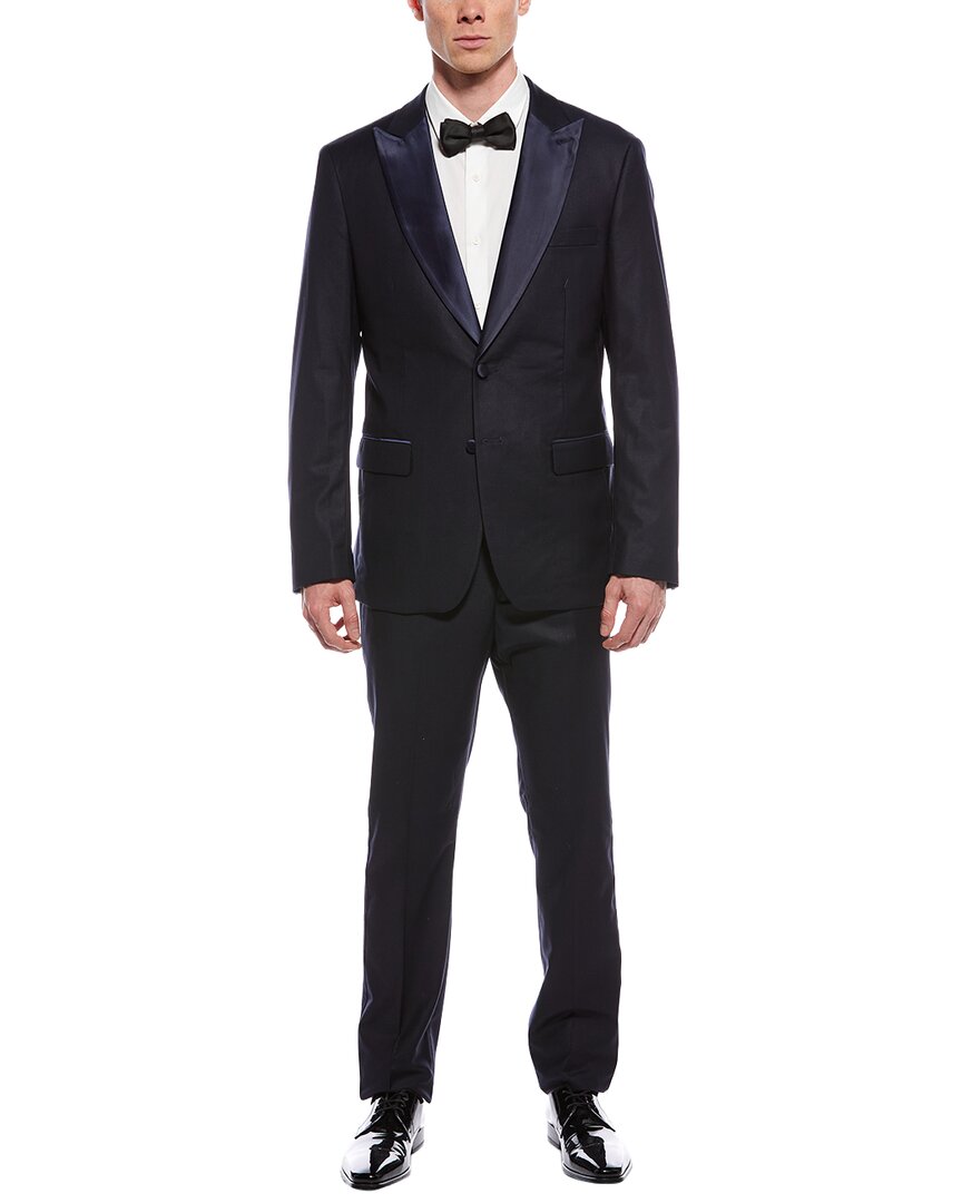 Scotch & Soda 2pc Modern Fit Tuxedo Suit In Blue