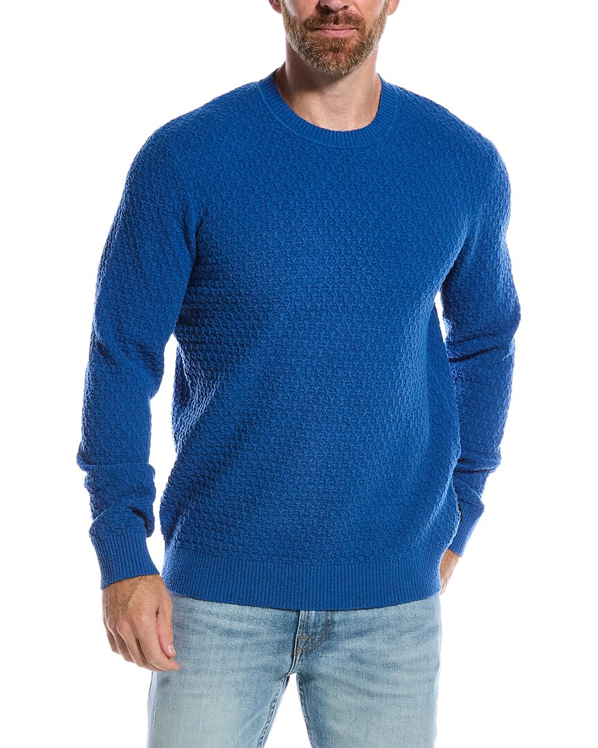 Ted Baker Woolf Crewneck Sweater In Blue