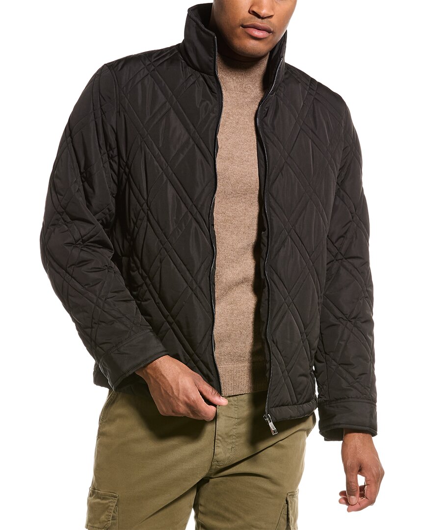 Shop Ted Baker Manby Quilted Jacket In Black