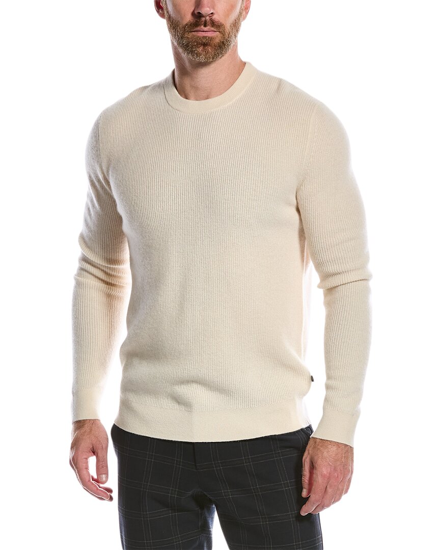 Shop Ted Baker Steall Cashmere Crewneck Sweater In White