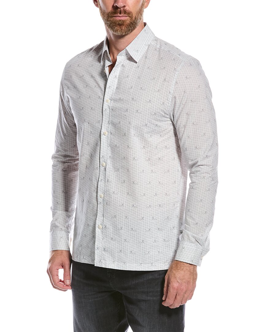 Shop Ted Baker Mervil Shirt In White