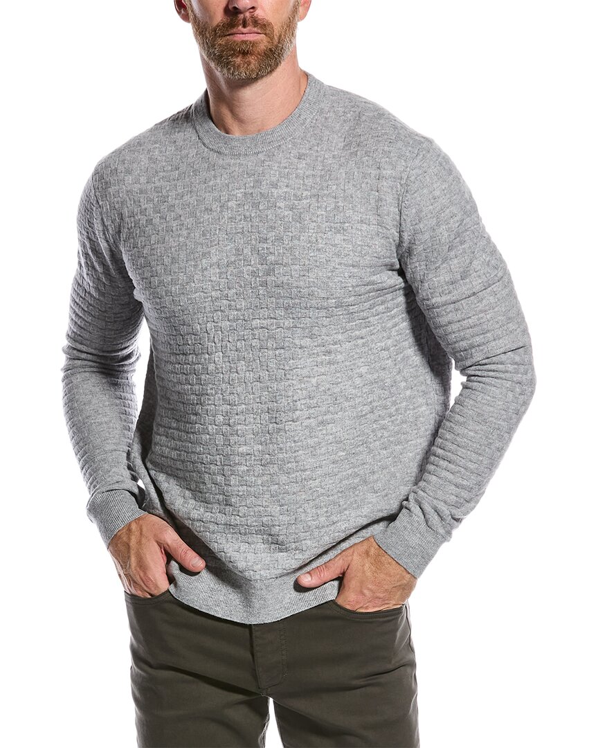 Ted Baker Lentic Crewneck Sweater In Grey