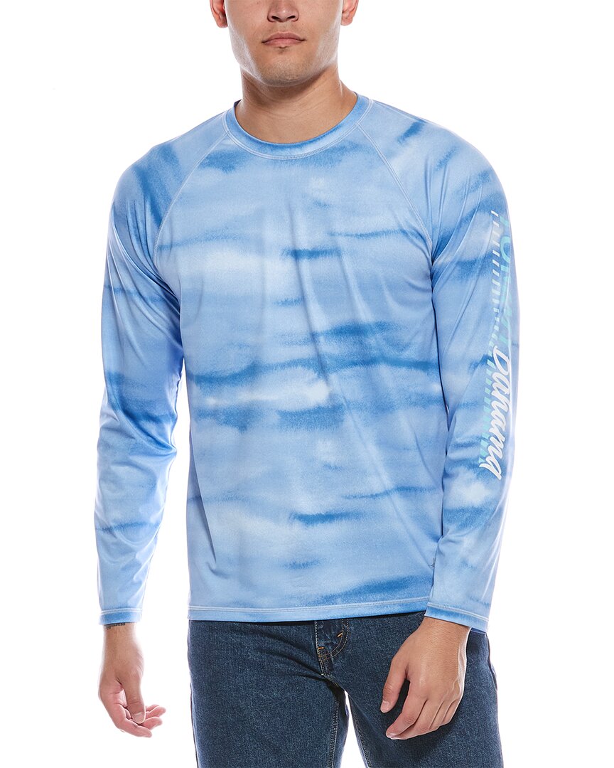 Tommy Bahama Malibu Fronds Rashguard In Blue