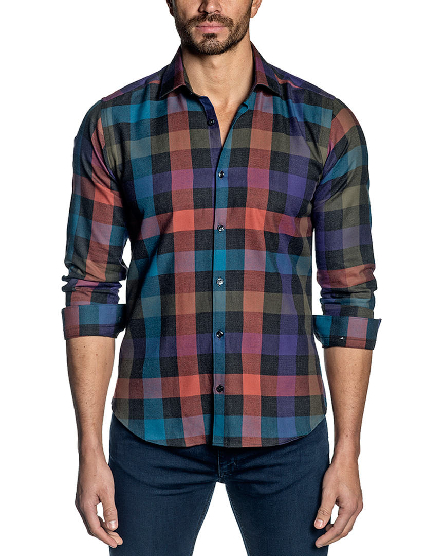Jared Lang Woven Shirt Men's L | eBay