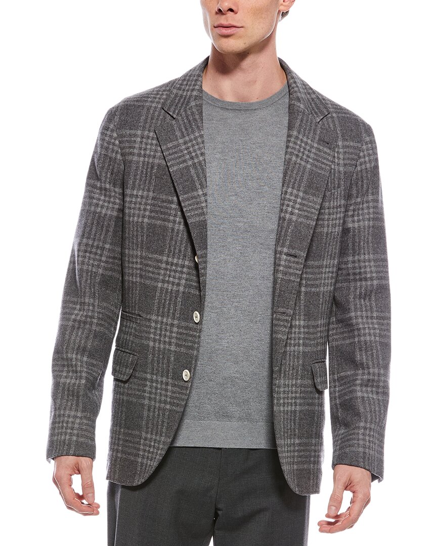Brunello Cucinelli Wool & Silk-Blend Jacket