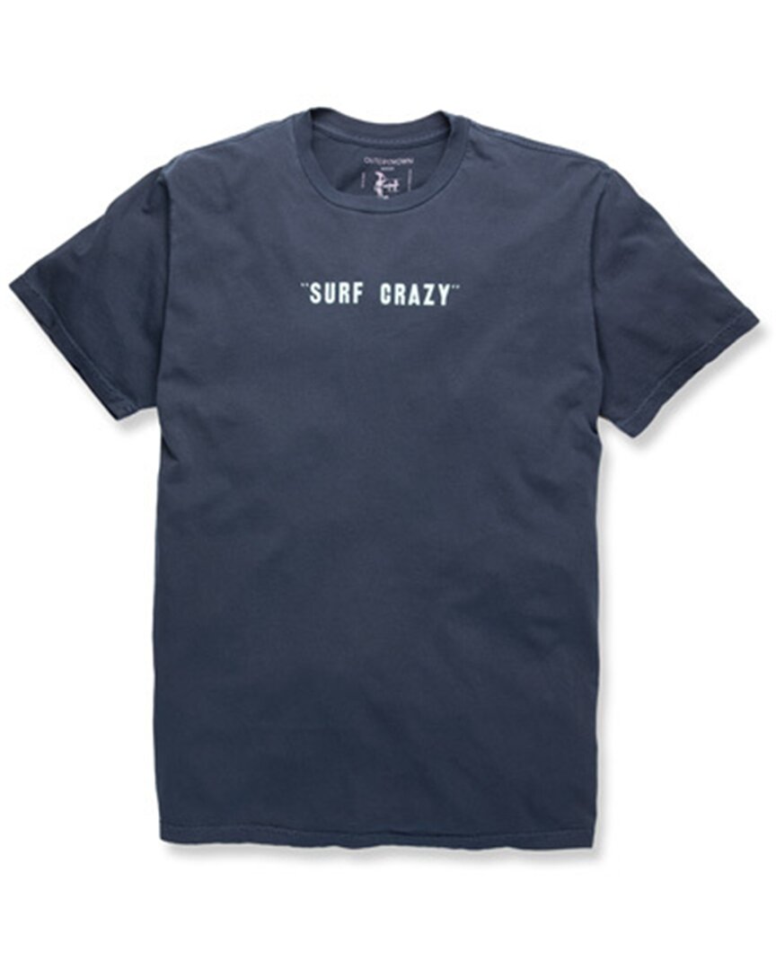 Shop Outerknown Surf Crazy T-shirt In Blue