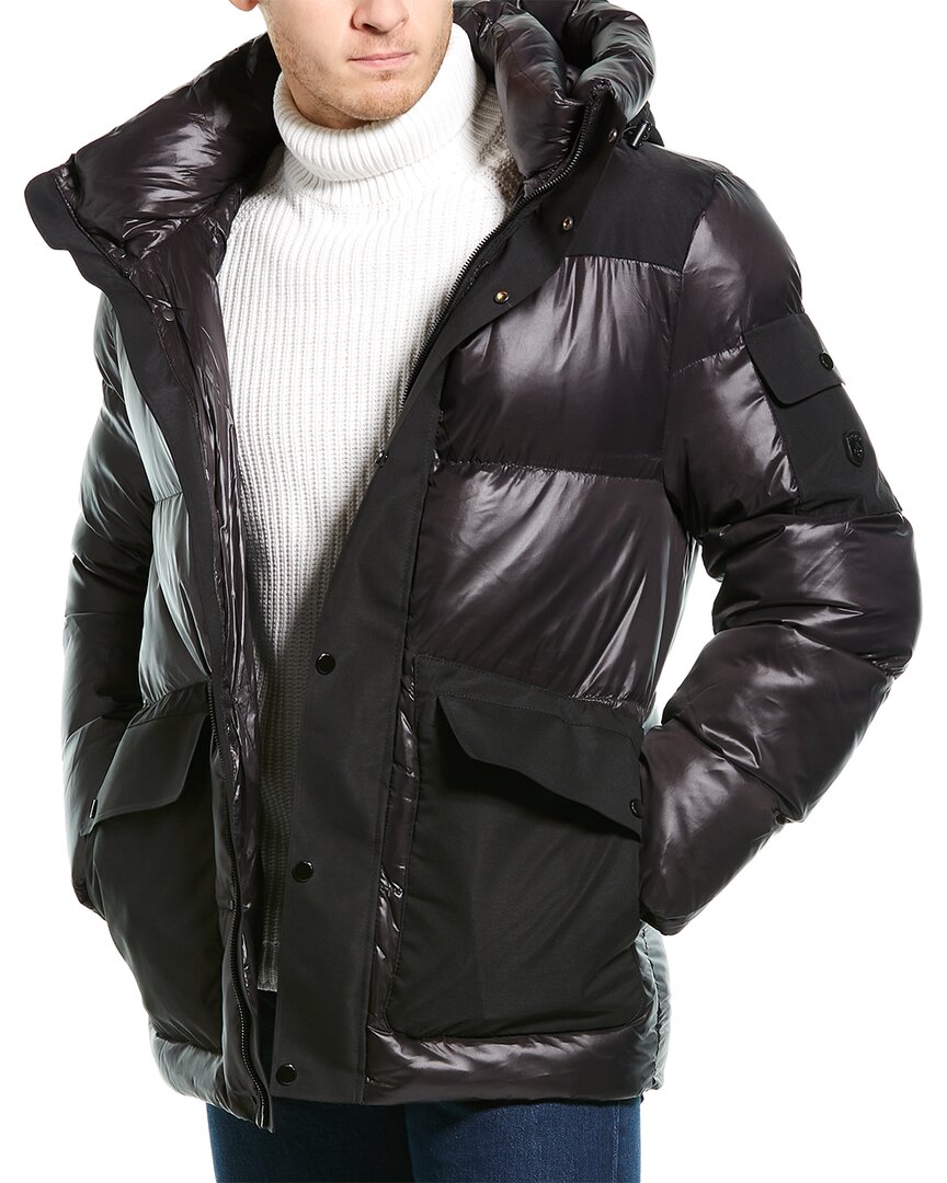 Image of Point Zero Matte Shine Quilted Puffer Parka