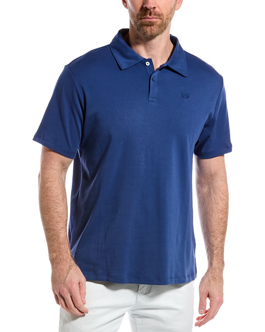 Magaschoni Crested Polo Shirt In Blue
