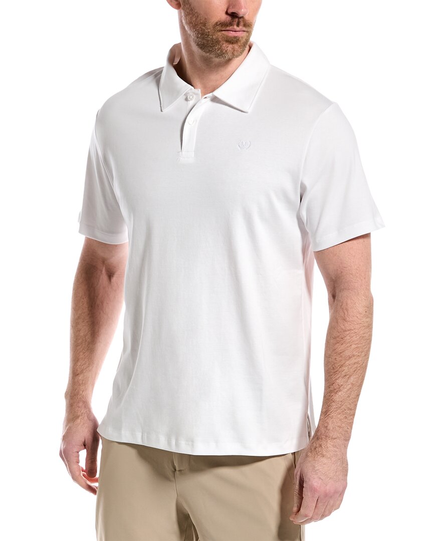 Magaschoni Crested Polo Shirt In White