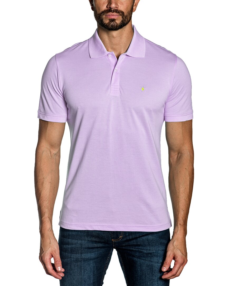 Jared Lang Men's Pima Cotton Knit Polo Shirt In Nocolor