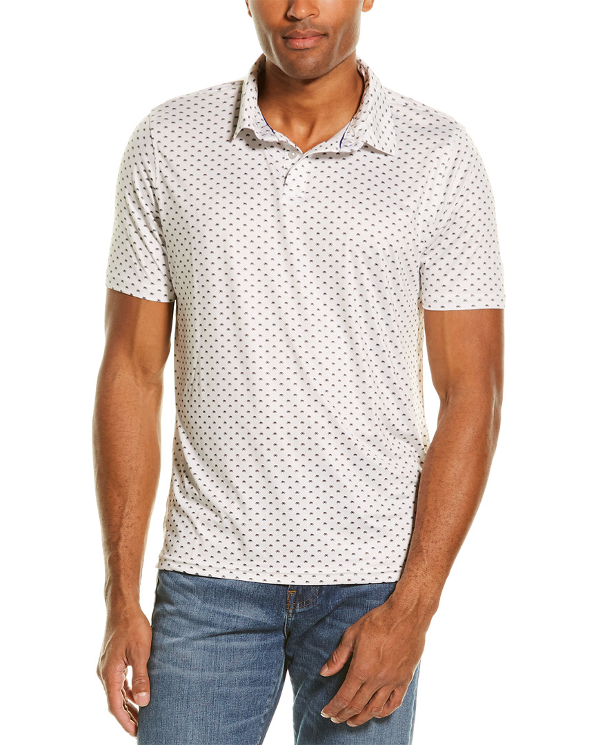 Image of Heritage by Report Collection Bicycle Print Performance Polo Shirt