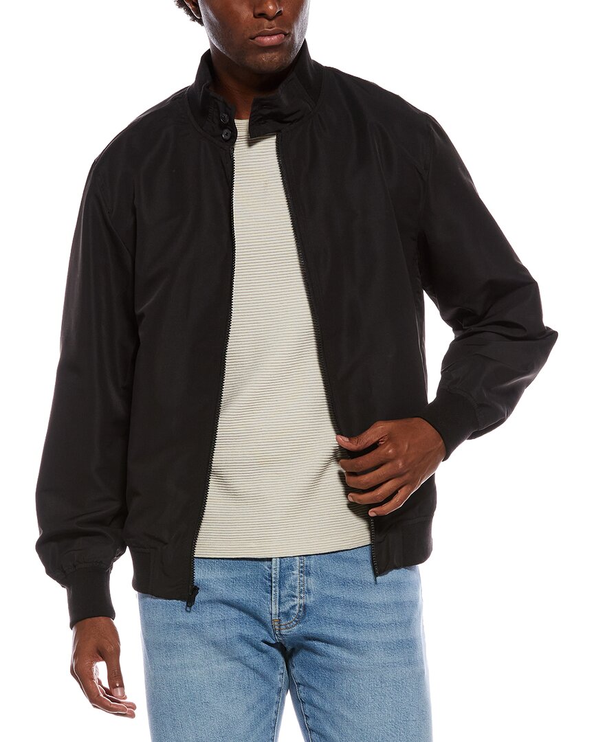 Slate & Stone Solid Bomber Jacket In Black