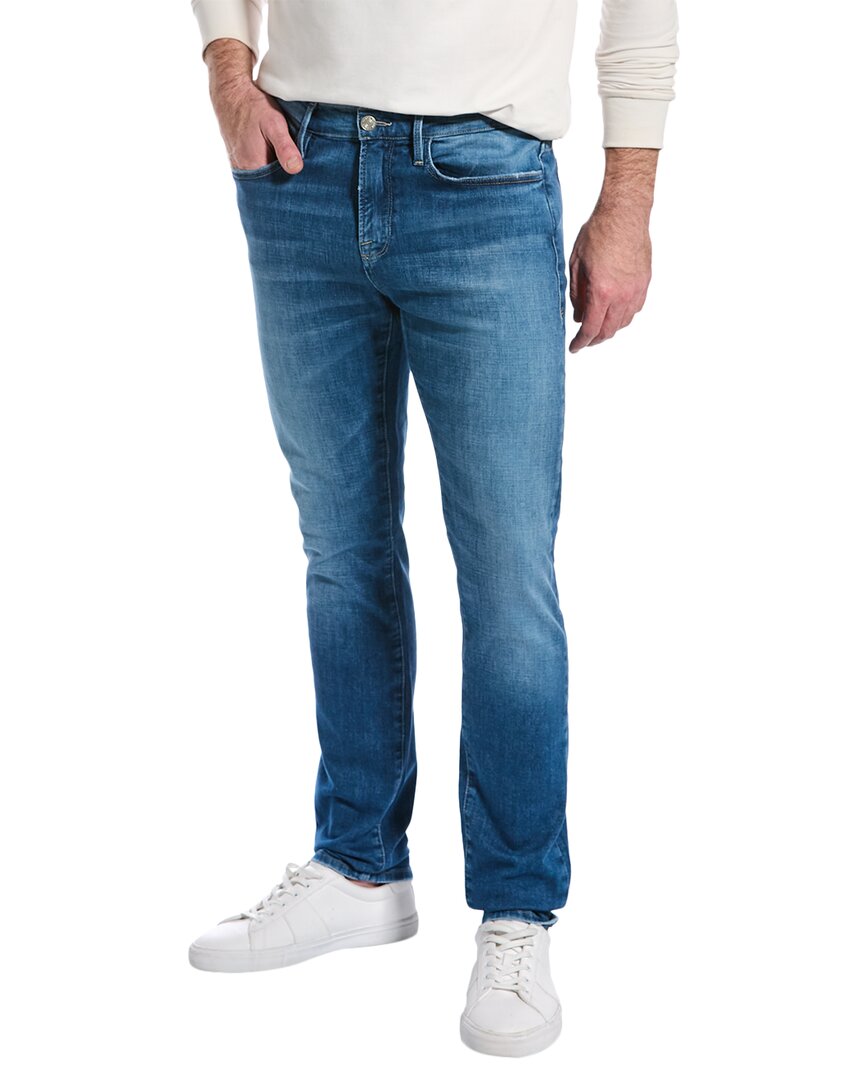 Shop Frame Denim L'homme Agecroft Skinny Jean In Blue